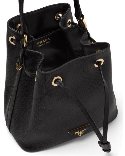 prada bucket leather|prada saffiano bucket bag.